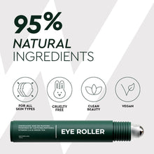 Wolf Project Under Eye Roller with Caffeine, Vitamin C and Peptides - Energizing Eye Serum for Dark Circles and Puffiness, Fine Lines, Wrinkles - 0.5 fl oz (Pack of 1)