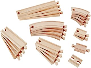 Hape E3707 Super Expansion Rail Pack - Wooden Train Track Accessories