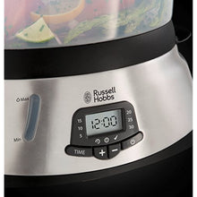 Russell Hobbs Digital Steamer 10.5 L (Digital Display  Programmable Timer), 3 Dishwasher Safe Steamers  Rice Bowl  8 Egg Holders, Bpa Free, Steamer Maxicook 23560-56