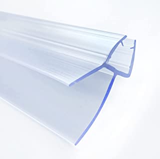 KOSTIZ Shower Screen Seal Strip for 4-6mm Glass Covers up to 20mm Gap | Shower Door Seal Strip Transparent with Adjustable Length of 90cm