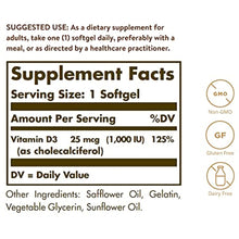 Solgar Vitamin D3 1000 IU 1 Package (1 x 1 Stück)