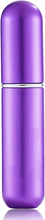 SONGQEE Perfume Atomiser, Travel perfume bottle Refillable Portable Small Mini Empty Spray Bottle Pods travel accessories for women Men Purse Handbag Pocket Luggage (Purple)