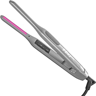 Pencil Flat Iron, T-Buy 2 in 1 Professional Hair Straightener and Curler Ceramic Fast Heating-up with Adjustable Temp 150℃- 232℃, LCD Temperature Control Dual Voltage Auto Shut Off