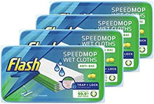 Flash Speedmop Wet Cloth Refills, Floor Cleaner, Lemon Anti-Bac, 96 Wipes (24 x 4)