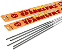 Inevitable Party 10 x 25cm (10") Handheld Large Golden Sparklers (10 Sparklers (2 Packs))