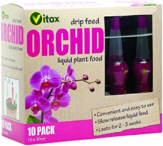 Vitax Ltd Unknown Vitax 30ml Orchid Drip Feed Mini Bottles (Pack of 10), Multicolored