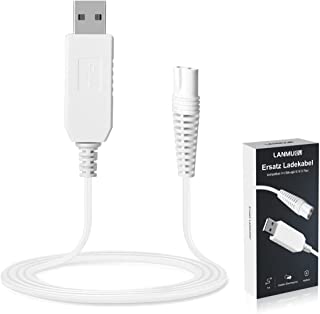 Charger Cable for Braun Silk Epil,LANMU USB Charger Cord Beard Trimmer Charger Replacement Charging Lead for Braun Silk-épil 9 Flex, épil 9, Silk-épil 5, épil 7 Epilator Hair Removal (Not for épil 3)