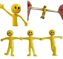 30Pk Yellow Stretchy Men Party Bag Fillers for Kids Unisex  Strechy Man Yellow  Kids Party Bags Fillers for Kids  Smiley Men Classroom Gifts Lucky Dip Prizes Toys Childrens Party Bag Fillers