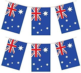 12Ft Australian Flags PVC Bunting Australia Day Party Decoration Banner