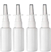 VASANA 12PCS 30ML/1oz Plastic Empty Refillable Nasal Spray Bottles Fine Mist Spray Pump Makeup Water Container for Perfumes Essential Oils Use Saline Applications