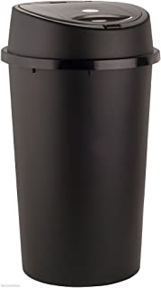 45 Liter 45L TOUCH BIN Colour Bin for Home Garden Office School Kitchen Bathroom Top Bin Portable Pedal Bin Removable Lid BLACK