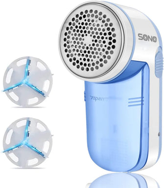 Sono Fabric Shaver, Bobble Remover for Clothes with Free Extra Blade, Cleaning Brush & Fabric Protector, Electric Lint Remover with Powerful Motor, Debobbler clothes shaver