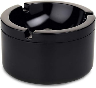 Mepal  Ashtray with Lid  Black  Ashtray for Outside - Windproof  Easy to Clean  Dishwasher Safe