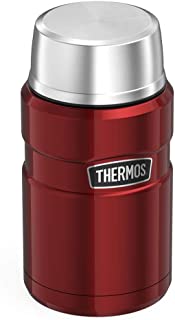 Thermos 101514 Stainless King Food Flask, Red, 710 ml