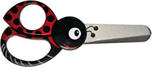 Fiskars Children's Animal Scissors with Ladybird Motif, From 4 Years, Length: 13 cm, For Right and Left Handers, Stainless Steel Blade/Plastic Handles, Red, 1004612