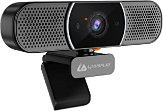 Webcam for pc, LPDISPLAY- 3 in 1 Full HD 1080P webcam All-IN-ONE Video Conferencing Camera with Omnidirectional Noise Reduction Microphone,HIFI Speakers,Privacy Cover,for Desktop PC Computer & Laptop