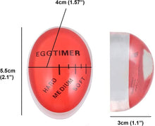 Egg Timer, Colour Changing Egg Timer Great for Perfect Great for Breakfast, Durable Plastic, Dishwasher Safe, 5 x 5 x 4 cm, White and Blue (Egg Timer)