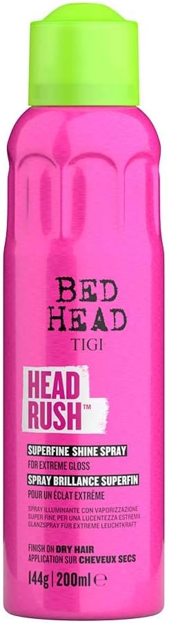 Bed Head by TIGI - Headrush Shine Hair Spray - For Smooth Shiny Hair - 200 ml