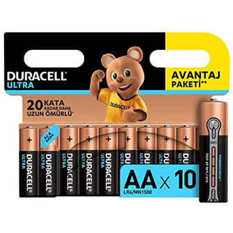 Duracell Ultra Alkaline AA Pen Batteries, 10 Package