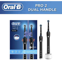 Oral-B Pro 2900 Rechargeable Toothbrush Black 2 Advantage Package