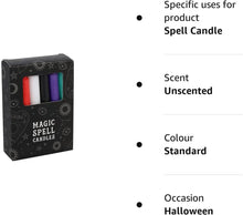 Green Tree Mixed Colour Spell Candles Pack of 12