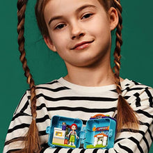 Lego® Friends Mia's football cube 41669 making set; This portable set has football and dog toys for children (56 pieces)