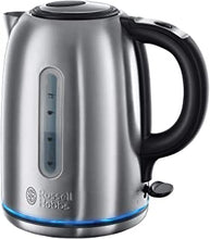 Russell Hobbs 20460 Quiet Boil Kettle, Brushed Stainless Steel, 3000W, 1.7 Litres