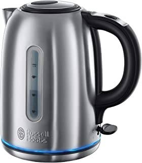 Russell Hobbs 20460 Quiet Boil Kettle, Brushed Stainless Steel, 3000W, 1.7 Litres