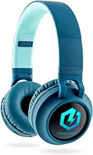 Headphones for Kids, PowerLocus Bluetooth Headphones, Kid Headphone Over-Ear with LED Lights, Foldable Headphones with Microphone,Volume Limited, Wireless and Wired Headphone for Phones,Tablets,PC,TV