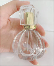 VASANA 50ML 1.7OZ Vintage Pumpkin Shape Spray Bottle Empty Refillable Clear Glass Perfume Bottle Fine Mist Spray Perfume Bottle Sprayer Makeup Cosmetic Containers