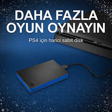 Seagate Game Drive for PS4, 2 TB, portable external hard disk, PS4 and PS5 compatible with STGD2000200