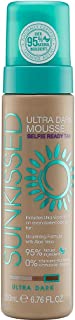 Sunkissed Self Tan Mousse Ultra Dark 200ml 95 Percent Natural