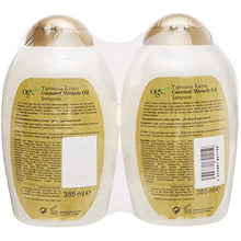 OGX Coconut Miracle Oil Shampoo 385 ML X2 1 Package (1 x 800ml)