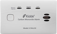 Kidde 10LLCO Ten Year Life Carbon Monoxide Alarm with Sealed Longlife Battery