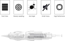 TATELF Tattoo Cartridge Needles - 10pcs Screw Needles 3RL for Permanent Makeup Machine Tattoo Eyebrow Eyeliner Lip Contour