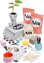 Pott'd™ Home Air-Dry Clay Pottery Kit for Beginners, Pottery Kit for Adults. Kit Includes: Air-Dry Clay, Tools, Paints, Brushes, Sealant, How-to-Guide, Air Drying Clay Kit, Gift - Pastel Paints