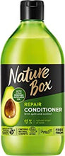 Nature Box Repair Vegan Conditioner with 100% Cold Pressed Avocado Oil, Free from Silicones and Parabens 385 ml