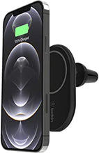 Belkin BoostCharge Wireless Charging Magnetic Car Phone Mount Holder, Compatible with MagSafe Enabled iPhone 14/14 Plus, 13, 12, Pro, Max, Mini, and More (Cable Included)