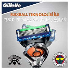 Gillette Fusion5 Proglide Shaver + Replacement Razor Knife 4's Fenerbahce Private Series