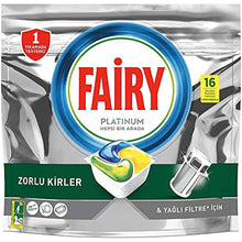 Fairy Platinum 16 washing dishwasher detergent capsule / tablet is fragrant with lemon