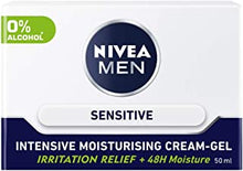 Nivea Men Sensitive Intensive Moisturising Cream-Gel, 50ml