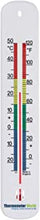 Wall Thermometer 215mm - Colour Coded Room Thermometer - Made in UK for Home Office, Garden or Greenhouse Indoor and Outdoor Temperature Thermometer Wall Mounted