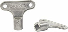 Draper 24866 Zinc Radiator Keys, Blue, Pack of 2