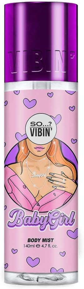 So Vibin Womens Baby Girl Body Mist Spray Fragrance 140ml