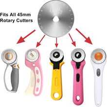 Rotary Cutter Blades 45mm - 10-PACK - fits OLFA, Fiskars Sewing Quilting Accessories Ruler
