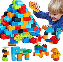 WYSWYG Classic Big Building Block Set , Large 240 Pieces Building Bricks, Compatible with All Major Brand Bulk Bricks , Toddler STEM Toys for Boys Girls Age 3 4 5 6 Years Old