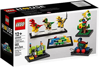 LEGO 40563 HOUSE Tribute Set 12+ 583 Pieces With 5 Mini Display Features - The 3 Dinosaurs, Brick Moulding Machine, Tree of Creativity, The Infamous Wooden Duck and The House Mini Models