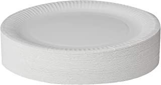 FIRST CHOICE KAYA Premium Quality Disposable Party Paper Plates 100 Pack 23 cm 9 inch Strong Paper Plates for HOT / Cold Food Sold by Kaya LTD