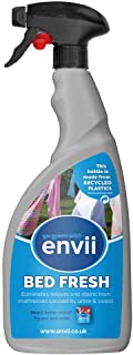 envii Bed Fresh - Mattress Cleaner and Deodoriser - Stain and Urine Remover - Bed Freshener Spray - 750ml Spray