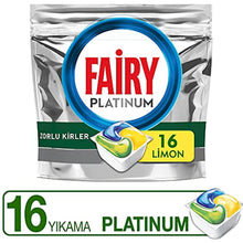 Fairy Platinum 16 washing dishwasher detergent capsule / tablet is fragrant with lemon